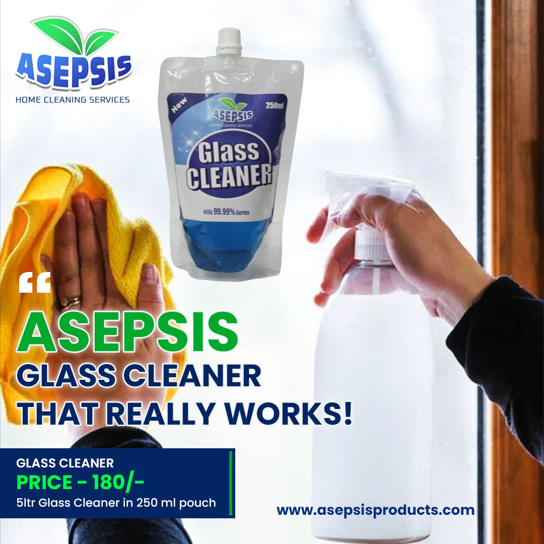 Asepsis Glass Cleaner – Advance Pouch 250ML