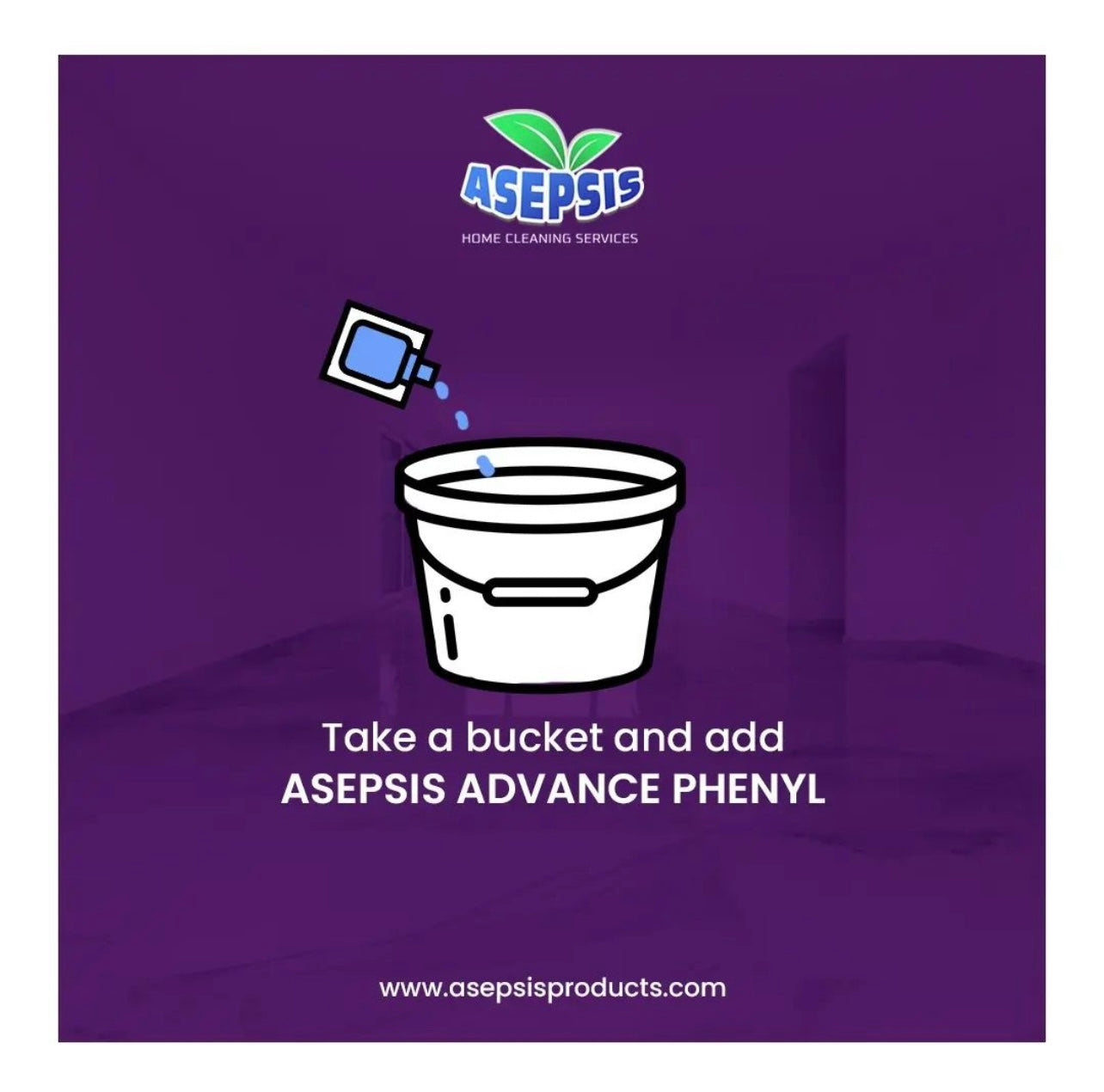 Asepsis Advance Phenyl Pouch 250ML